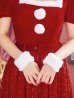 画像9: SALE!【サンタコス 5点セット】【S-Mサイズ/2カラー】ベロアワンピースサンタ[YMT]