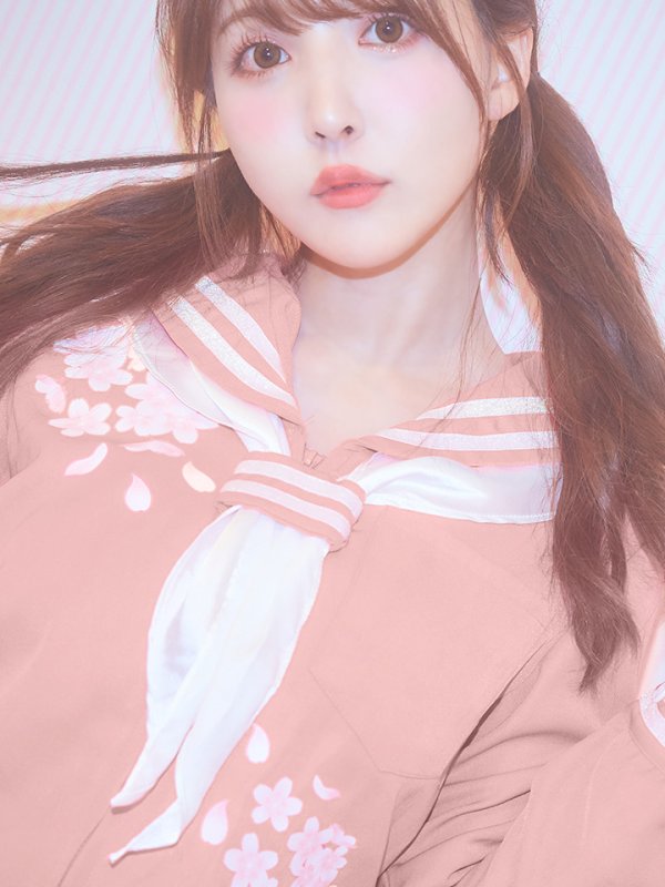 画像6: 【即日発送！】【ハロウィン】ピンクJKコスプレセット【ハロウィン3点セット】【S?Mサイズ/1カラー】(B023SB/0415socksSB)[OF01]