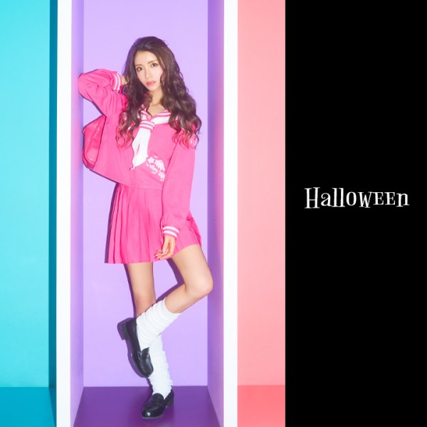 画像2: 【即日発送！】【ハロウィン】ピンクJKコスプレセット【ハロウィン3点セット】【S?Mサイズ/1カラー】(B023SB/0415socksSB)[YMT]