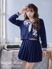 画像1: 【即日発送！】【ハロウィン】セーラー服JK/女子高生/セーラー服コスプレセット【ハロウィン3点セット】【S〜Mサイズ/2カラー】(B7748/B023SB/0415socksSB)[HC02] (1)