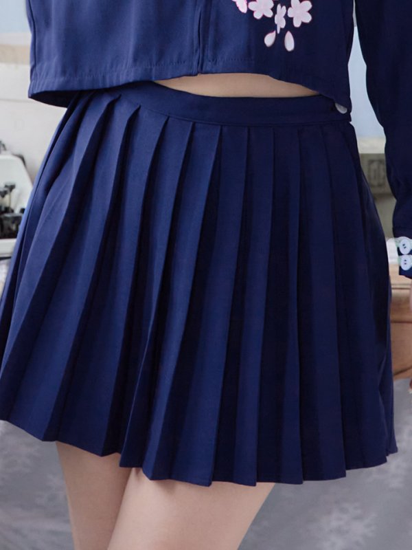 画像8: 【即日発送！】【ハロウィン】セーラー服JK/女子高生/セーラー服コスプレセット【ハロウィン3点セット】【S〜Mサイズ/2カラー】(B7748/B023SB/0415socksSB)[HC03]