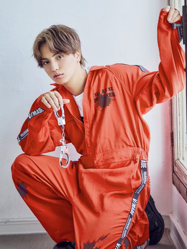 画像20: 【即日発送！】【ハロウィン】 ユニセックス/ 囚人コスプレ コスチューム 【コスプレ2点セット】 【S-XXLサイズ/2カラー】(OF0106-SV)[OF01]