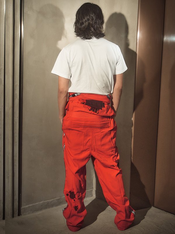 画像11: 【ハロウィン】 オレンジ囚人コスプレ コスチューム 【コスプレ2点セット】【S-XXLサイズ】(OF0106-SV)[OF01]