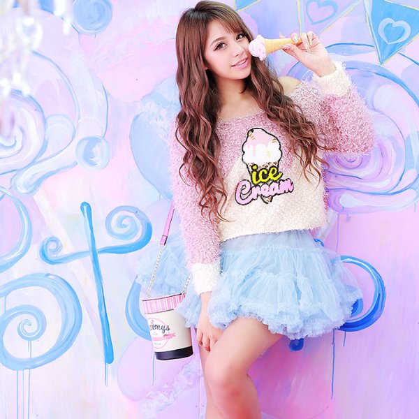 画像7: 【SALE!!】アイスクリームガールコスプレセット【ハロウィン2点セット】【Fサイズ/1カラー】(B100AX)[HC03]