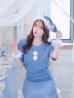 画像13: SALE!【サンタコス 5点セット】【S-Lサイズ/2カラー】ビジューニットワンピースサンタコスプレ[YMT]