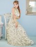 ベージュ モデル：如月れい　身長：156cm　着用サイズ：Sサイズ(7号)