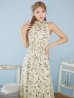 ベージュ モデル：如月れい　身長：156cm　着用サイズ：Sサイズ(7号)