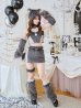 画像1: 【即日発送】ファーエッジクロスウルフ【マリームーン】【ハロウィンコスプレ10点セット】【フリーサイズ/2カラー】[OF04] (1)