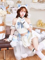 【ノベルティ対象】【即日発送】アメスリフロートキャット【マリームーン】【ハロウィンコスプレ12点セット】【フリーサイズ/2カラー】[OF01]