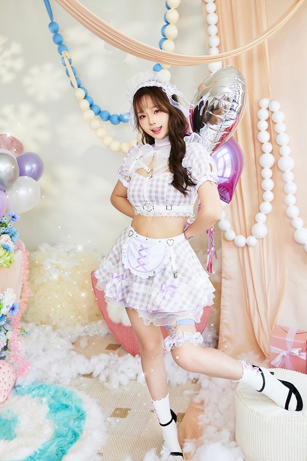 画像12: 【即日発送】ハーネスポップギンガムチェックメイド【マリームーン】【ハロウィンコスプレ8点セット】【フリーサイズ/3カラー】[OF04]