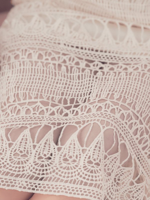 画像5: sugarオリジナルカラー・Lサイズあり☆【JEAN MACLEAN/ジャンマクレーン】 デザインレース/ 膝丈/ リボンモチーフ/ ワンピース/ ミディアムドレス/キャバドレス【HC02】