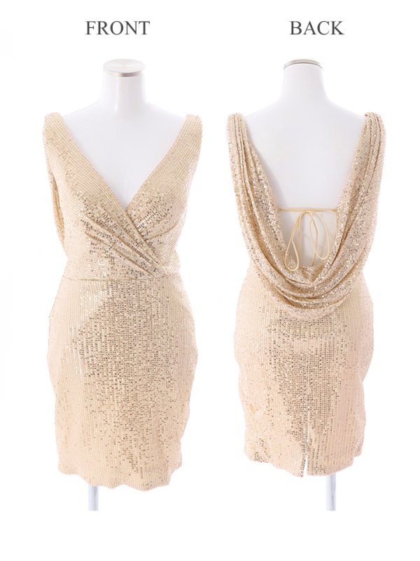 画像29: Lサイズあり【IRMA/イルマ】スパンコール/ ノースリーブ/ タイト/ ミニドレス/ キャバドレス【HC02】