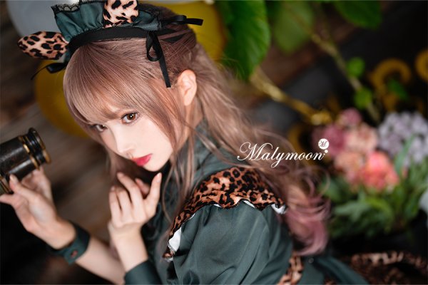 画像5: 【即日発送】レオパードメイド【マリームーン】【ハロウィンコスプレ9点セット】【フリーサイズ/1カラー】[HC03]