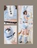 ブルー　モデル身長：161cm　着用サイズ：Fサイズ
