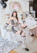 ベージュ　モデル身長：166cm　着用サイズ：Fサイズ