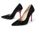 画像10: 【COMEX】 1color/ 10.5cmヒール/ ベロア/ ピンヒール/ 赤ヒール/ ポインテッドトゥ/ ハイヒール/ パンプス[OF02JH]