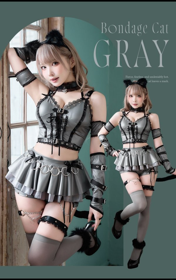 グレー　モデル身長：161cm　着用サイズ：Fサイズ
