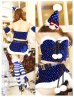 画像16: 【即日発送】【クリスマスコスプレ9点セット】【Malymoon/マリームーン】ラメドットサンタクロースコスチューム【フリーサイズ/2カラー】[YMT]