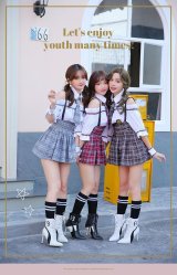 【即日発送】オフショル女子高生/ミニスカJK《ハロウィンコスプレ8点セット》【Malymoon/マリームーン】[HC02]