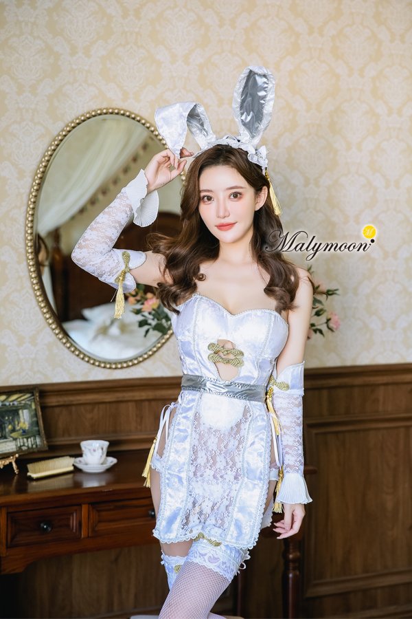 画像13: 【即日発送】チャイナバニーガール《高級コスランジェリー9点セット》【Dreamy Doll Premium/ドリーミードールプレミアム】【フリーサイズ/2カラー】[HC03]