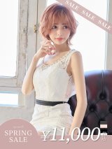 【決算SALE開催中！! 】【IRMA/イルマ】レース/リボン/パール/ タイト/ ミニドレス/ キャバドレス【HC02】
