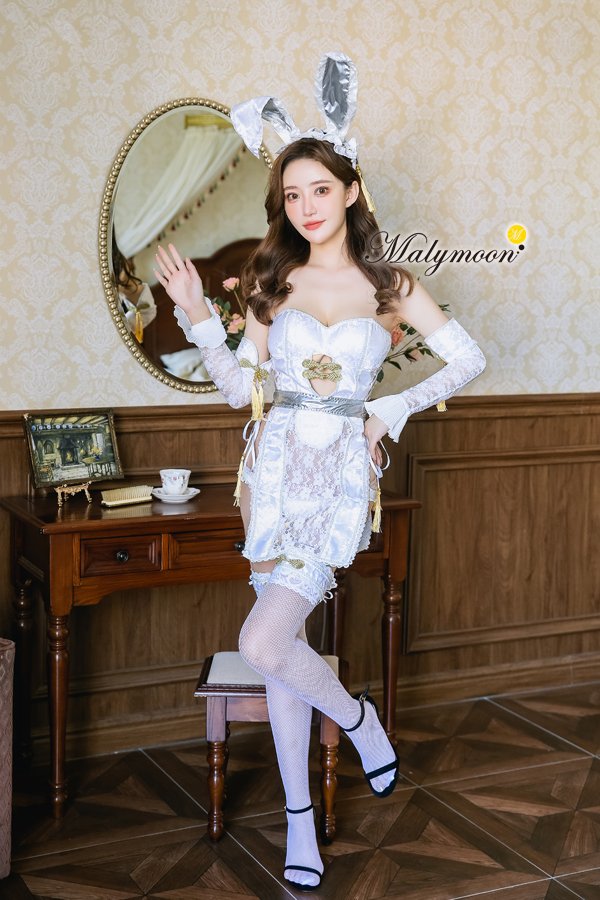 画像18: 【即日発送】チャイナバニーガール《高級コスランジェリー9点セット》【Dreamy Doll Premium/ドリーミードールプレミアム】【フリーサイズ/2カラー】[HC03]