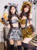 画像1: 【即日発送】ハンサムファーニットタイガー【マリームーン】【ハロウィンコスプレ9点セット】【フリーサイズ/1カラー】[YMT] (1)