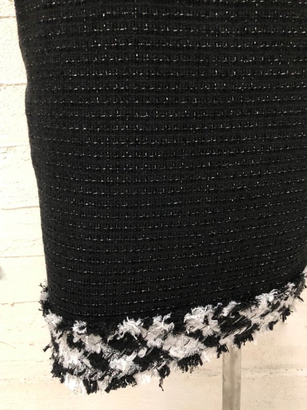 画像14: 【an/アン】【an Tweed Collection No.05】ツイード/ ハイネック/ ボタンデザイン/ ライン切り替え/ ミニドレス/ キャバドレス[OF05]