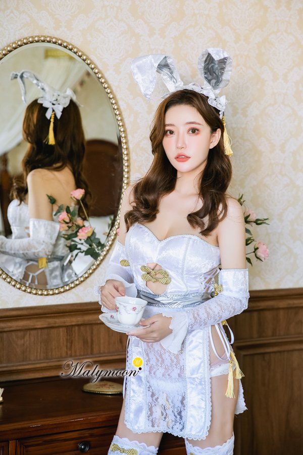 画像17: 【即日発送】チャイナバニーガール《高級コスランジェリー9点セット》【Dreamy Doll Premium/ドリーミードールプレミアム】【フリーサイズ/2カラー】[HC03]