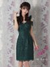 画像9: 【an/アン】ファー/ オフショル/ レース/ シアー/ タイト/ ミニドレス/ キャバドレス[FB03] (9)