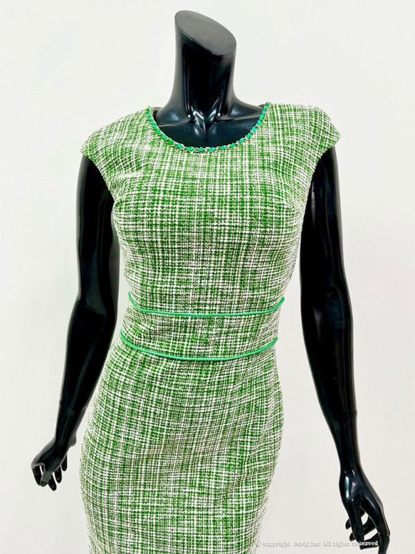 画像17: 【an/アン】ストレッチ/ ツイード/ ノースリーブ/ タイト/ ミニドレス/ キャバドレス[OF05]