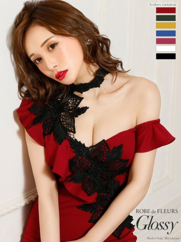 画像3: XSサイズあり【Glossy/グロッシー】サテン/ ギャザー/ セットアップ/ タイト/ ミニドレス/ キャバドレス[OF08]