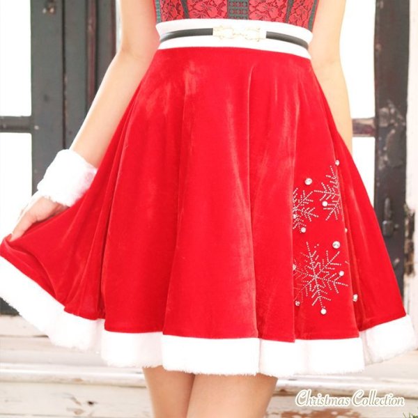 画像4: 【即日発送】【X'mas6点セット】ホワイトバニーサンタコスプレ[YMT]