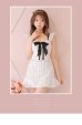 画像2: 【XSサイズあり】【ROBE de FLEURS/ローブドフルール】セットアップ/チェックツイード/スカートパンツ/ミニドレス /キャバドレス[OF2] (2)