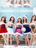 画像1: 【即日発送】【クリスマスコスプレ4点セット】【Malymoon/マリームーン】レースアップxウエストリボンサンタコスプレ【フリーサイズ/8カラー】[YMT] (1)