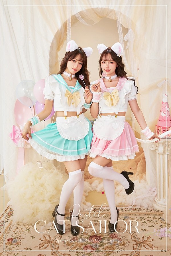画像4: 【即日発送】キャンディテールセーラーキャット【マリームーン】【ハロウィンコスプレ9点セット】【フリーサイズ/3カラー】[OF04]