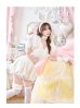 ホワイト　モデル身長：166cm　着用サイズ：Fサイズ