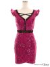 画像9: XSサイズあり【Glossy/グロッシー】スパンコール/ バストカット/ キャミ/ タイト/ ミニドレス/ キャバドレス[OF08] (9)