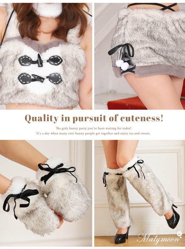 画像10: 【即日発送】ホワイトベアコス《ハロウィンコスプレ6点セット》【Malymoon/マリームーン】[HC03] [8853ML]
