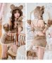 ブラウン　モデル身長：166cm　着用サイズ：Fサイズ