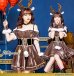 画像11: 【即日発送】【クリスマスコスプレ4点セット】【Malymoon/マリームーン】Cuteなクリスマストナカイコスプレ【フリーサイズ/1カラー】[OF03]