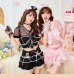 画像1: 【即日発送】リボンキャットナース【マリームーン】【ハロウィンコスプレ8点セット】【フリーサイズ/2カラー】[YMT] (1)
