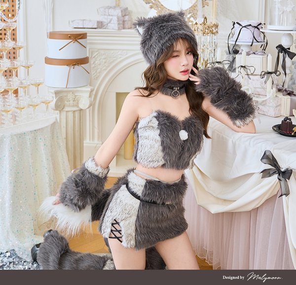 グレー　モデル身長：166cm　着用サイズ：Fサイズ