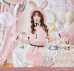 ピンク　モデル身長：161cm　着用サイズ：Fサイズ