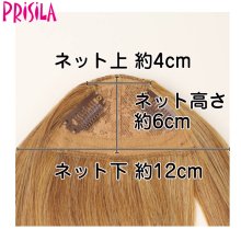 他の写真3: ウィッグ 【プリシラ/PRISILA】 前髪ウィッグ★ラウンドバングス耐燃仕様！　着用モデル：森摩耶チャン （ミックスアッシュゴールド）