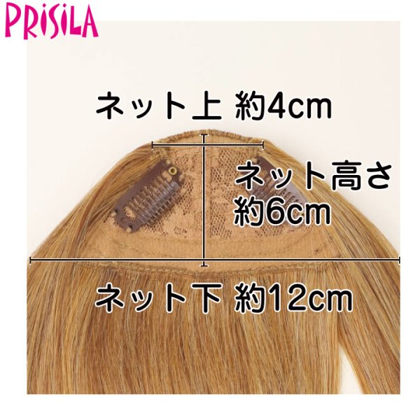 画像5: ウィッグ 【プリシラ/PRISILA】 前髪ウィッグ★ラウンドバングス耐燃仕様！　着用モデル：森摩耶チャン （ミックスアッシュゴールド）