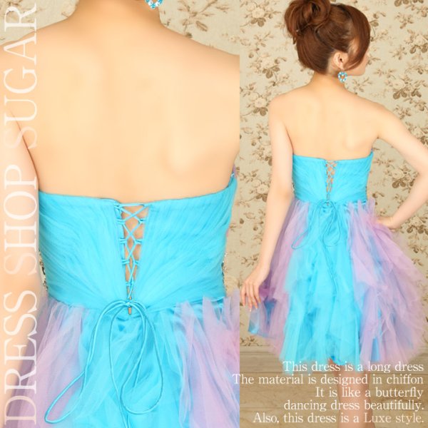 画像6: 【Alice】ボリューミーなフリルミックスレースが愛らしい♪ベアミニキャバドレス【HC03】