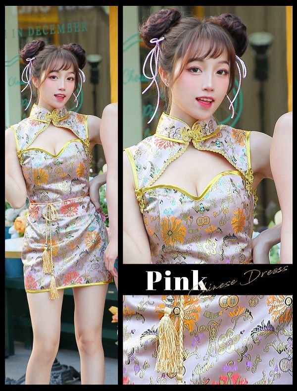 画像9: 【即日発送】セクシーチャイナドレス5カラー《ハロウィンコスプレ4点セット》【Malymoon/マリームーン】[HC03]