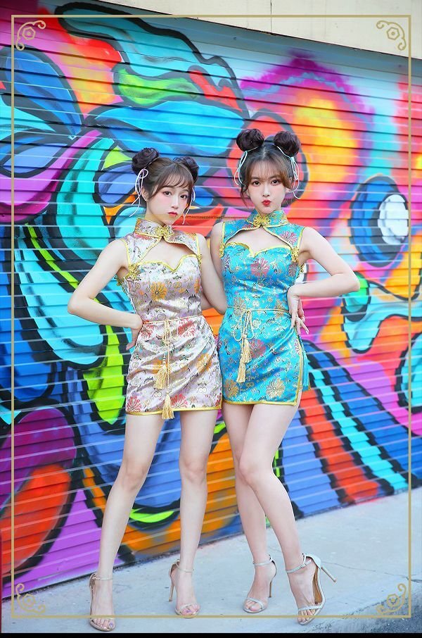 画像17: 【即日発送】セクシーチャイナドレス5カラー《ハロウィンコスプレ4点セット》【Malymoon/マリームーン】[HC03]