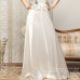 画像4: ※人気ドレスが再入荷!!☆Lサイズ追加☆【Luxe　Style】ウエストの透け感で女らしいセクシーさも兼ね備えたジュエルボディアート☆サテンロングドレスlong【HC03】 (4)
